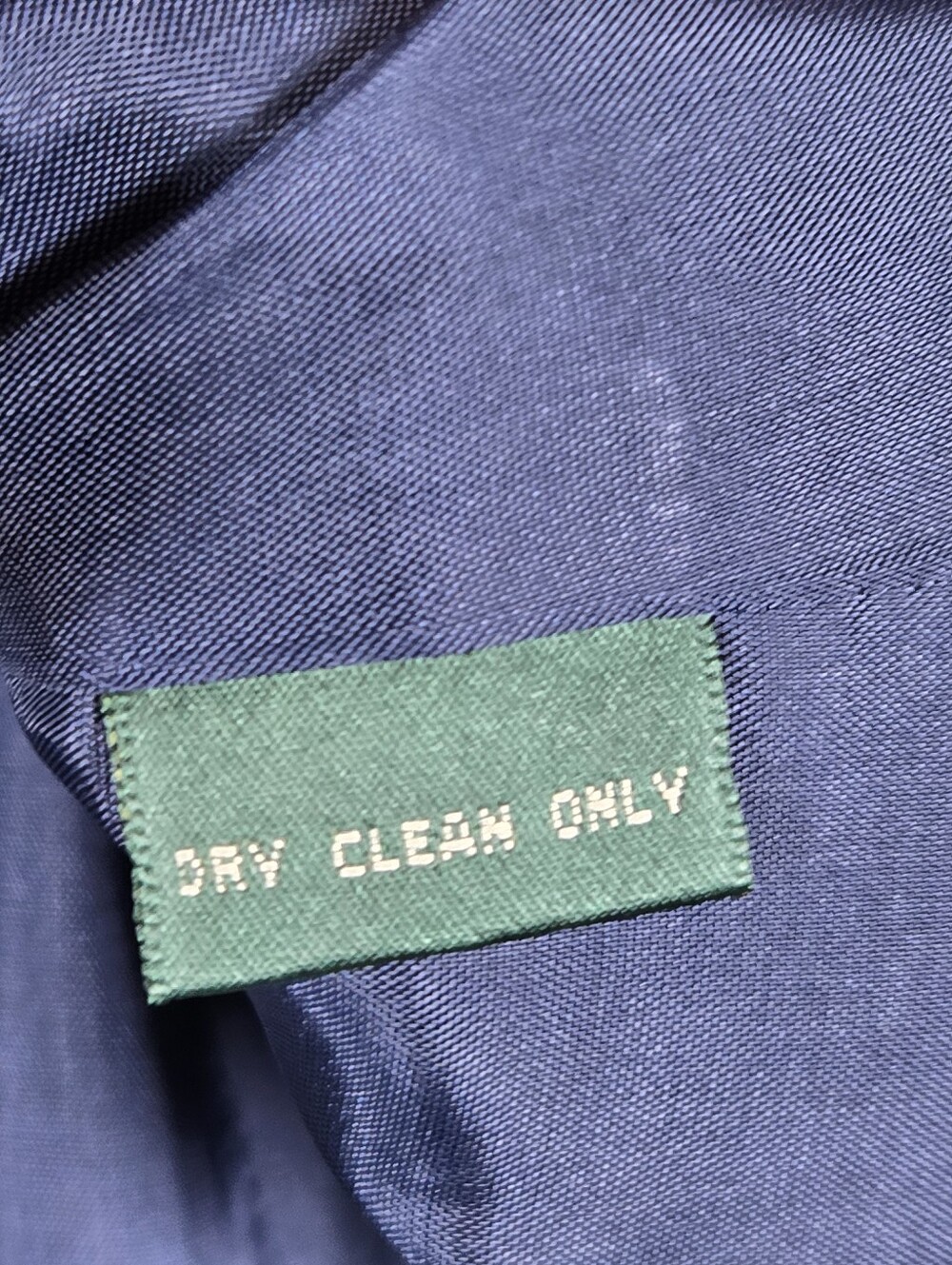 NEW Lauren Ralph Lauren Navy Blue Wool Blazer Jacket 12 Silver Buttons Crest - Picture 15 of 16